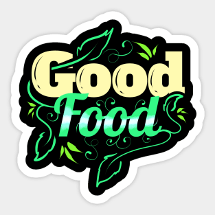 Vegetables Are A Good Food For Vegetarians And Vegan Sticker